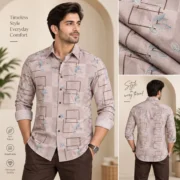 Piploy Mens Unstitched Printed Shirt Fabric - Image 2